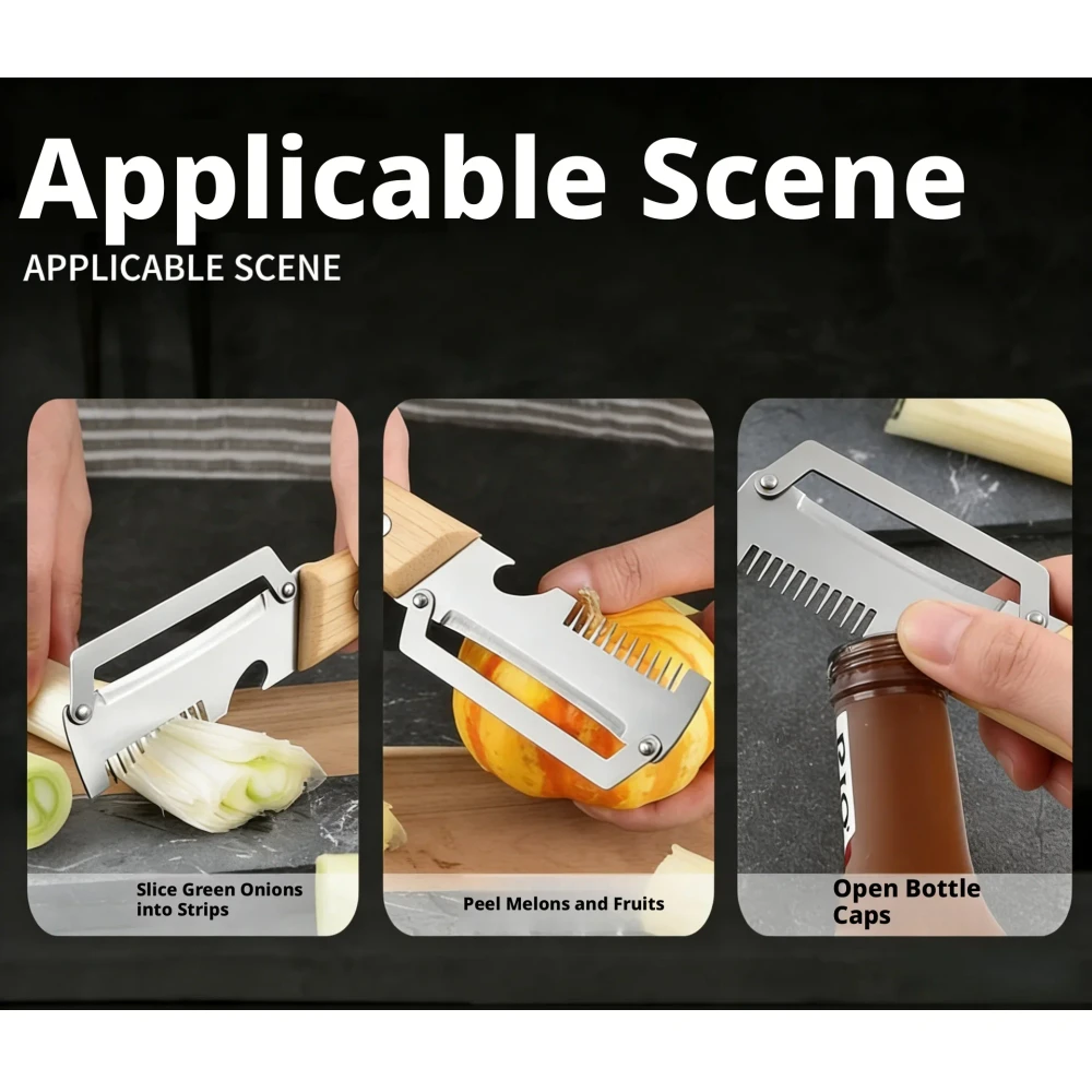 Ergonomic 2-in-1 Vegetable Peeler